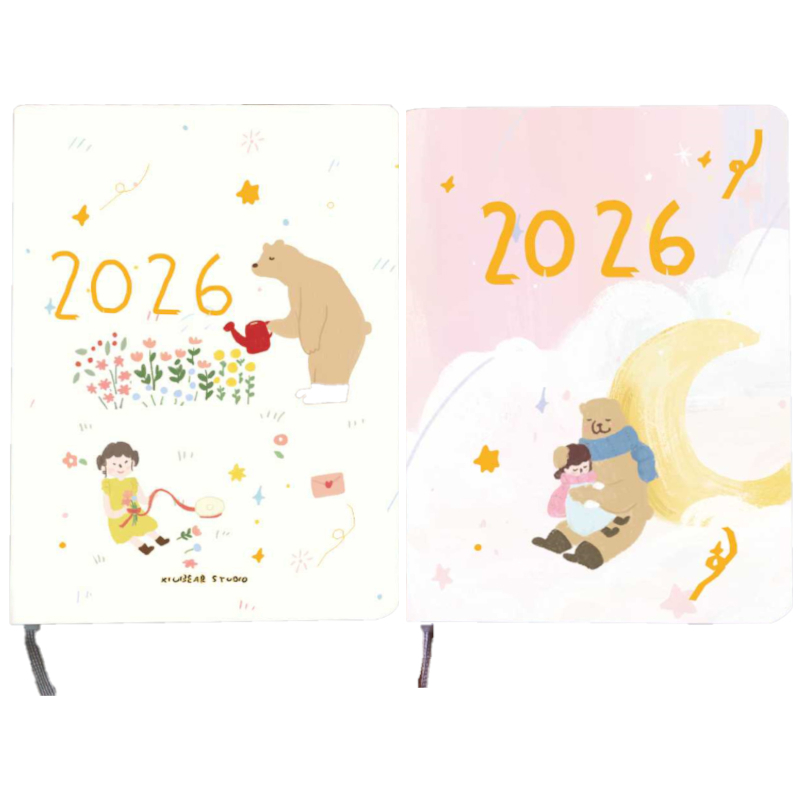 咻咻熊 2026年 日誌-澆花/月亮