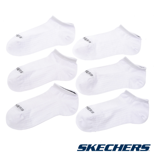 SKECHERS 女休閒萊卡涼感襪 (S114230-100)