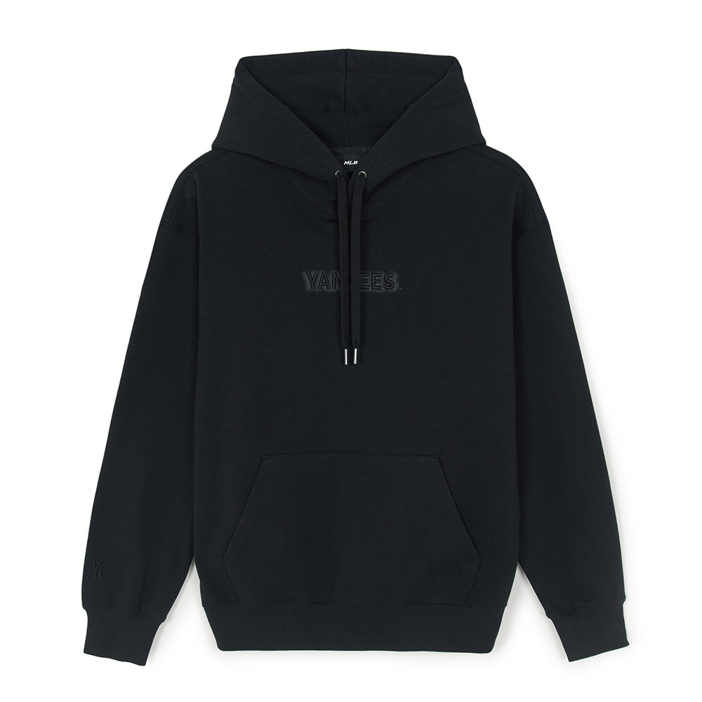 MLB 小Logo刷毛連帽上衣 帽T 紐約洋基隊 (3AHDB0256-50BKS)