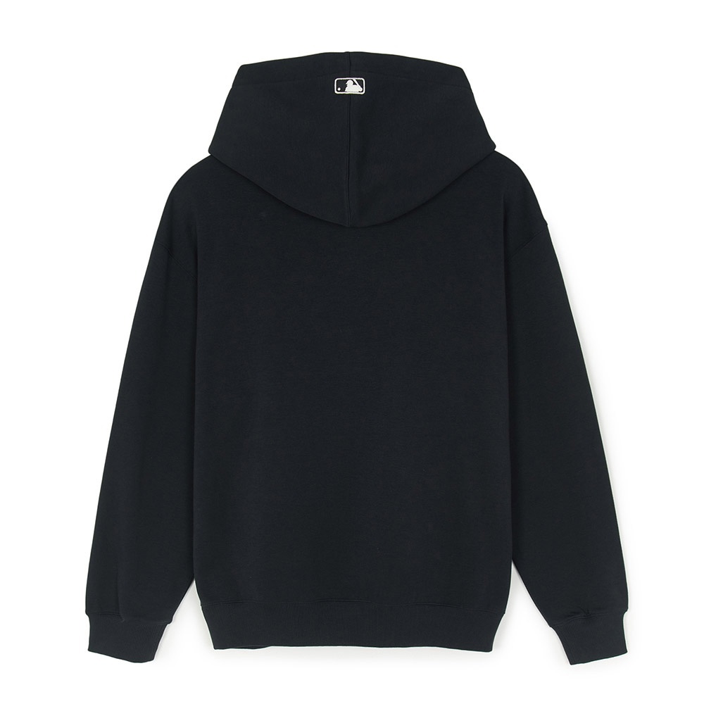 MLB 小Logo刷毛連帽上衣 帽T 紐約洋基隊 (3AHDB0256-50BKS)