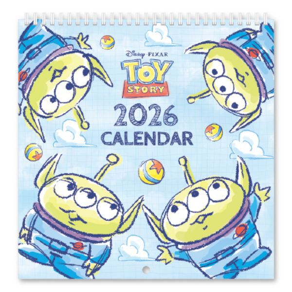 迪士尼Disney 2026年 掛曆 12K-三眼怪