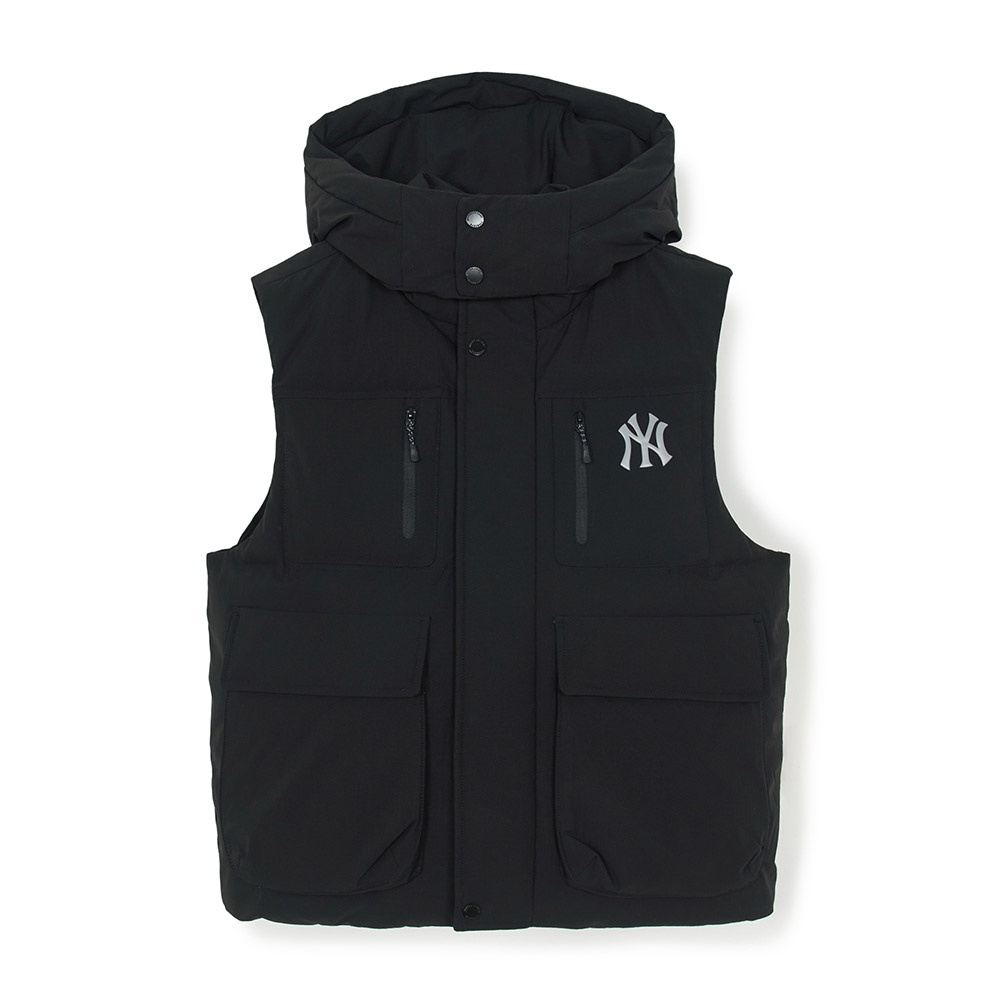 MLB Korea MLB Gofcore 連帽羽絨背心 紐約洋基隊 (3ADVB0256-50BKS)｜歐傑
