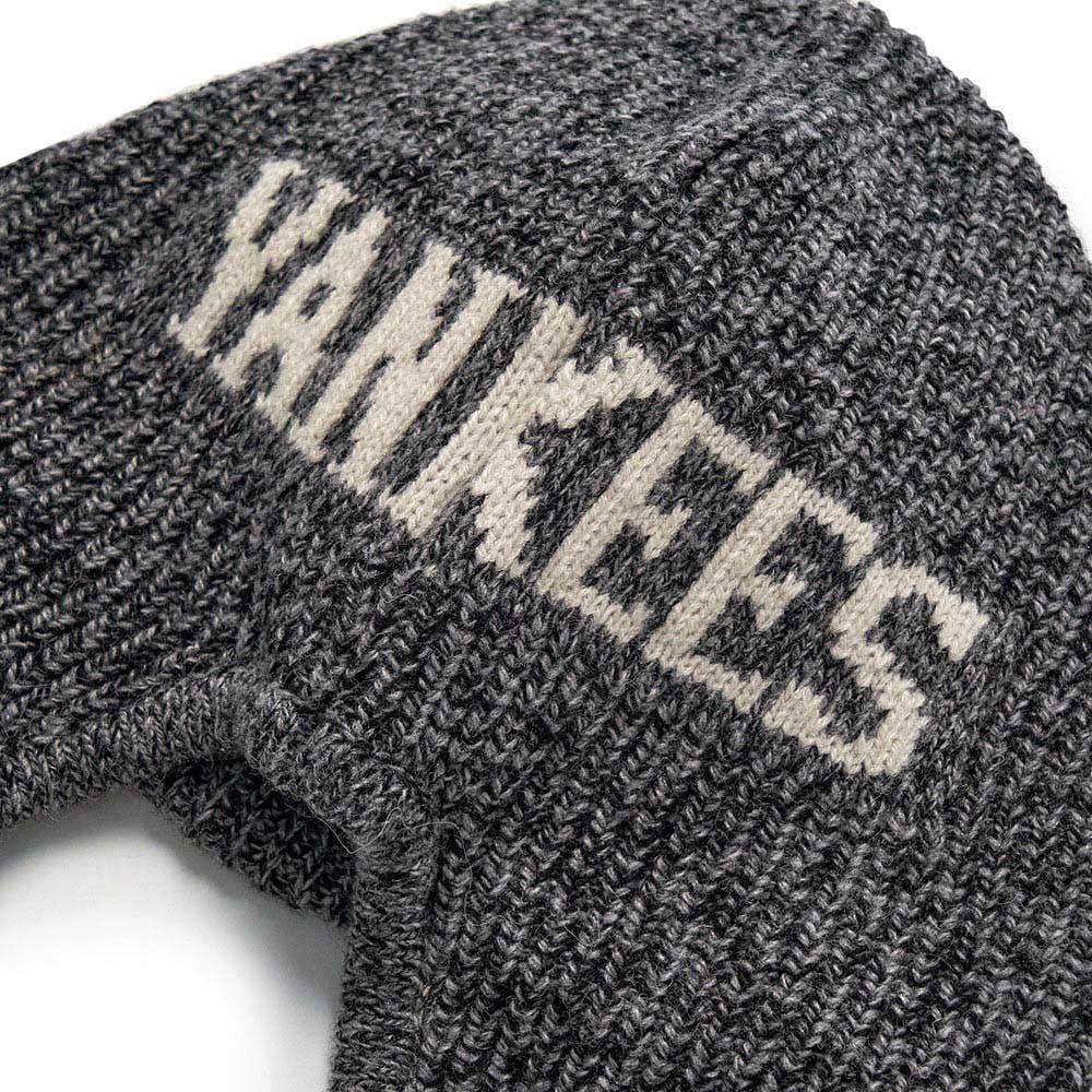 MLB 遮耳針織毛帽 護耳毛帽 Varsity系列 紐約洋基隊 (3ABNV0356-50BKS)