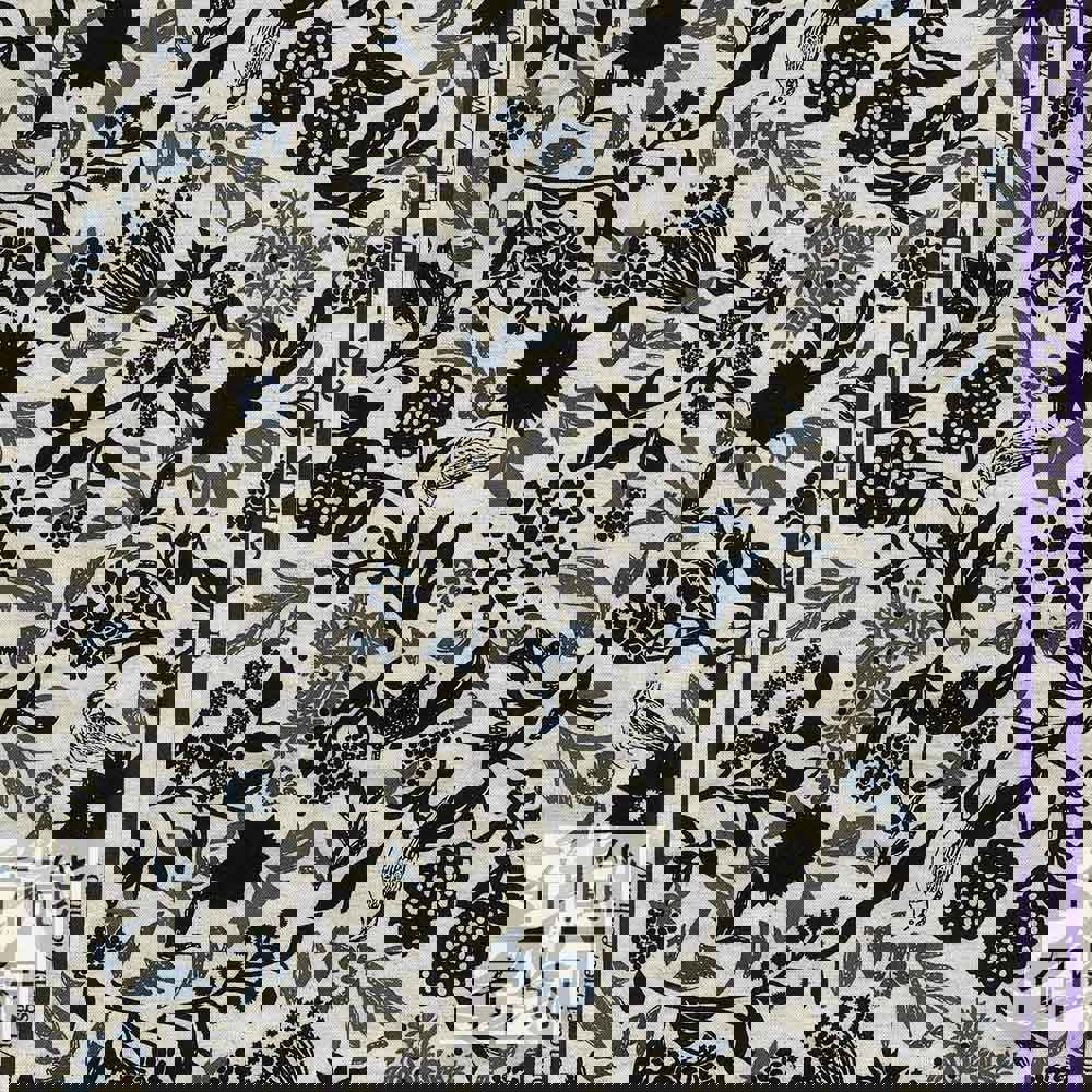 【挑戰最低價】KOKKA 古家悅子 echino 棉麻布 EKX-98130-31B(碼)