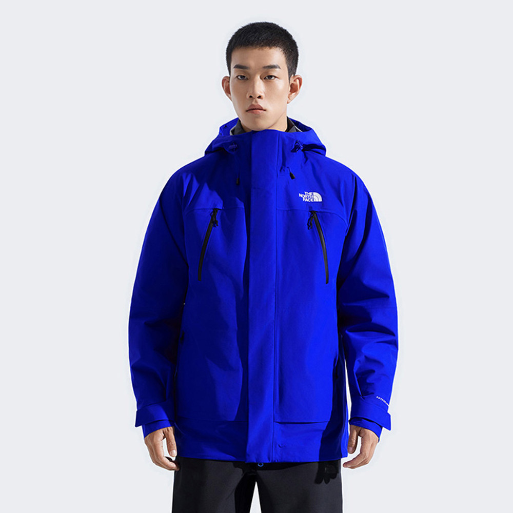 男款藍色FUTURELIGHT防水納米殼羽絨內裡三合一外套｜89ZMCZ6