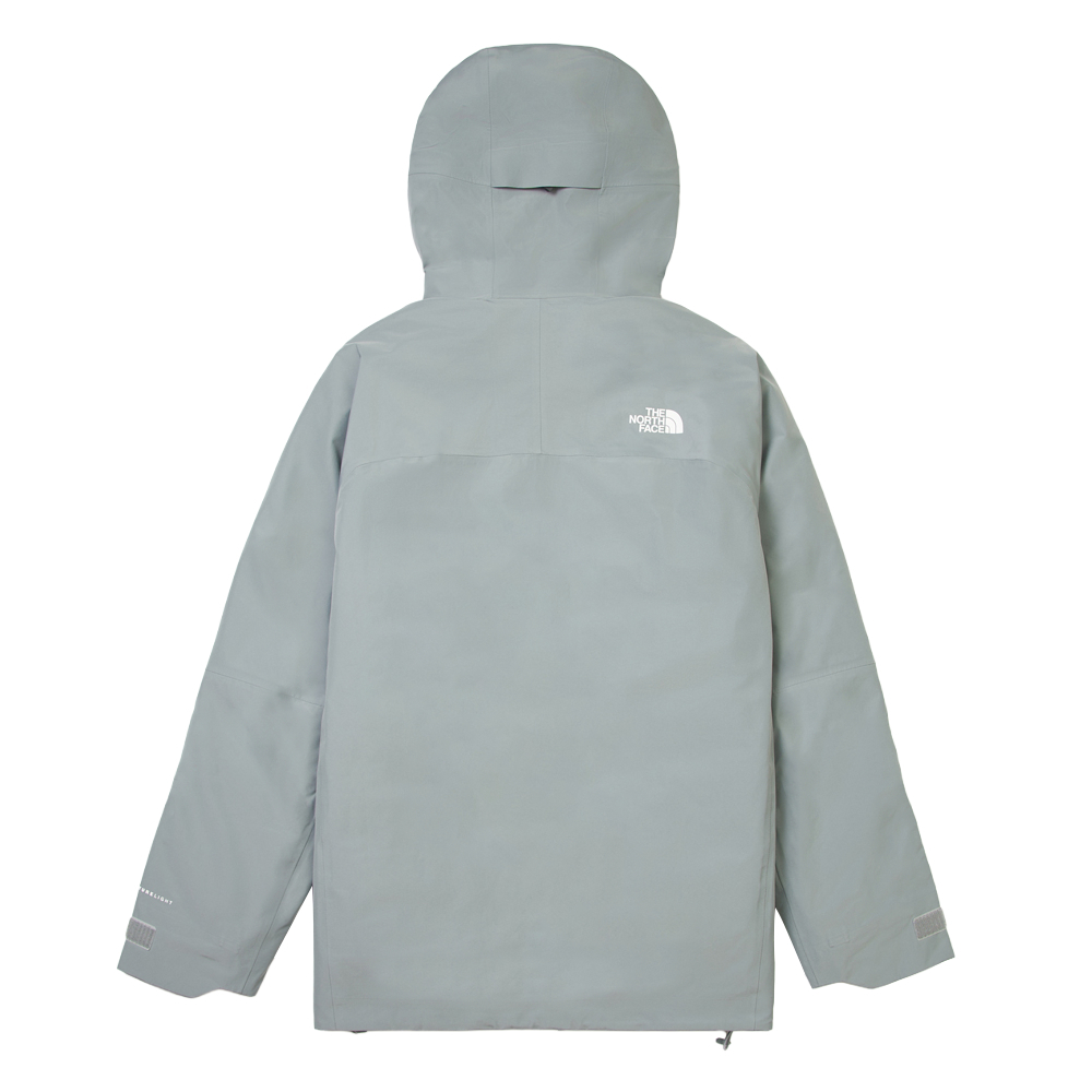 男款灰色FUTURELIGHT防水納米殼羽絨內裡三合一外套｜89ZMH5F