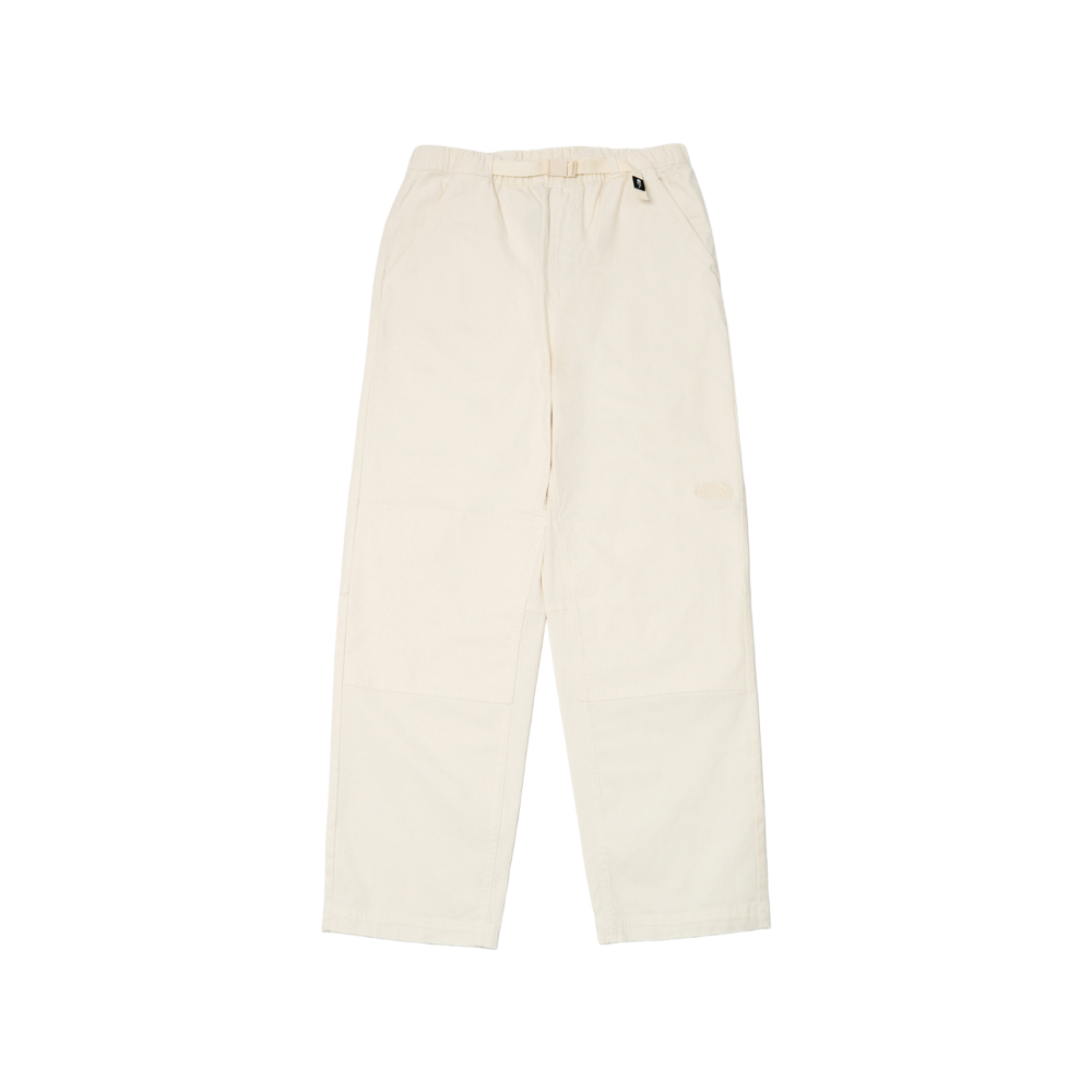 女款米白色休閒長褲｜8DGMQLI