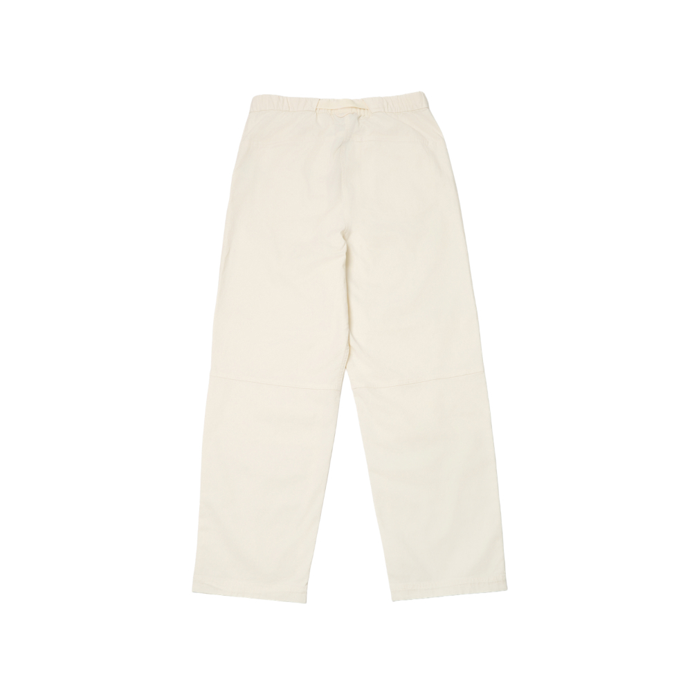 女款米白色休閒長褲｜8DGMQLI