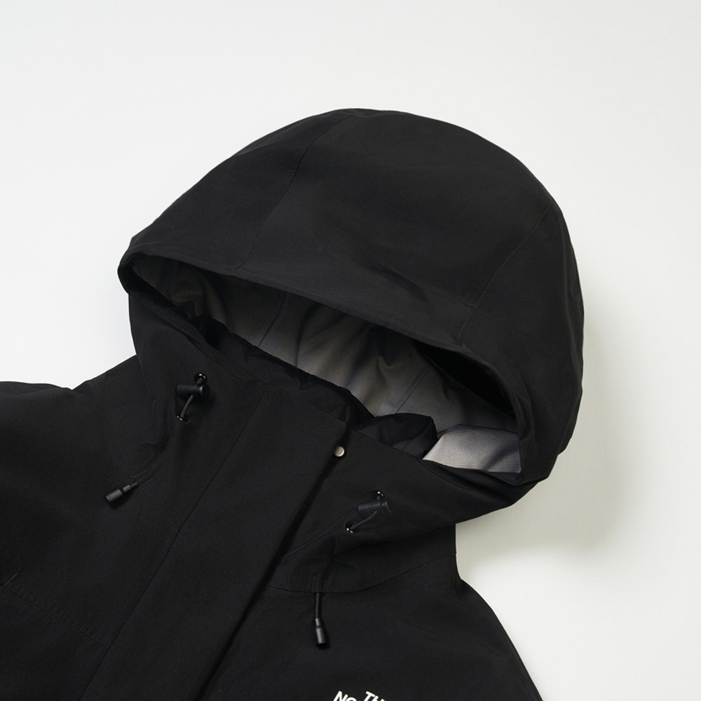 女款黑色FUTURELIGHT防水納米殼羽絨內裡三合一外套｜8EQQJK3