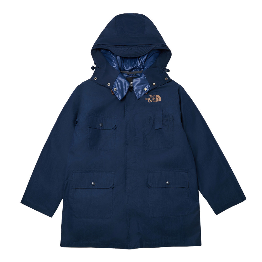 UE男款藍色DWR防潑水羽絨內裡三合一外套｜8E1U8K2