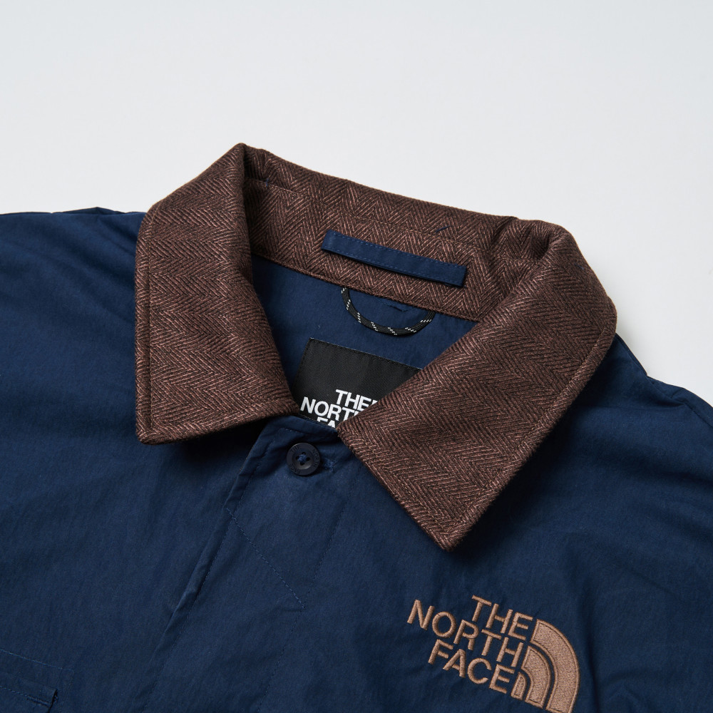 UE男款藍色DWR防潑水羽絨內裡三合一外套｜8E1U8K2