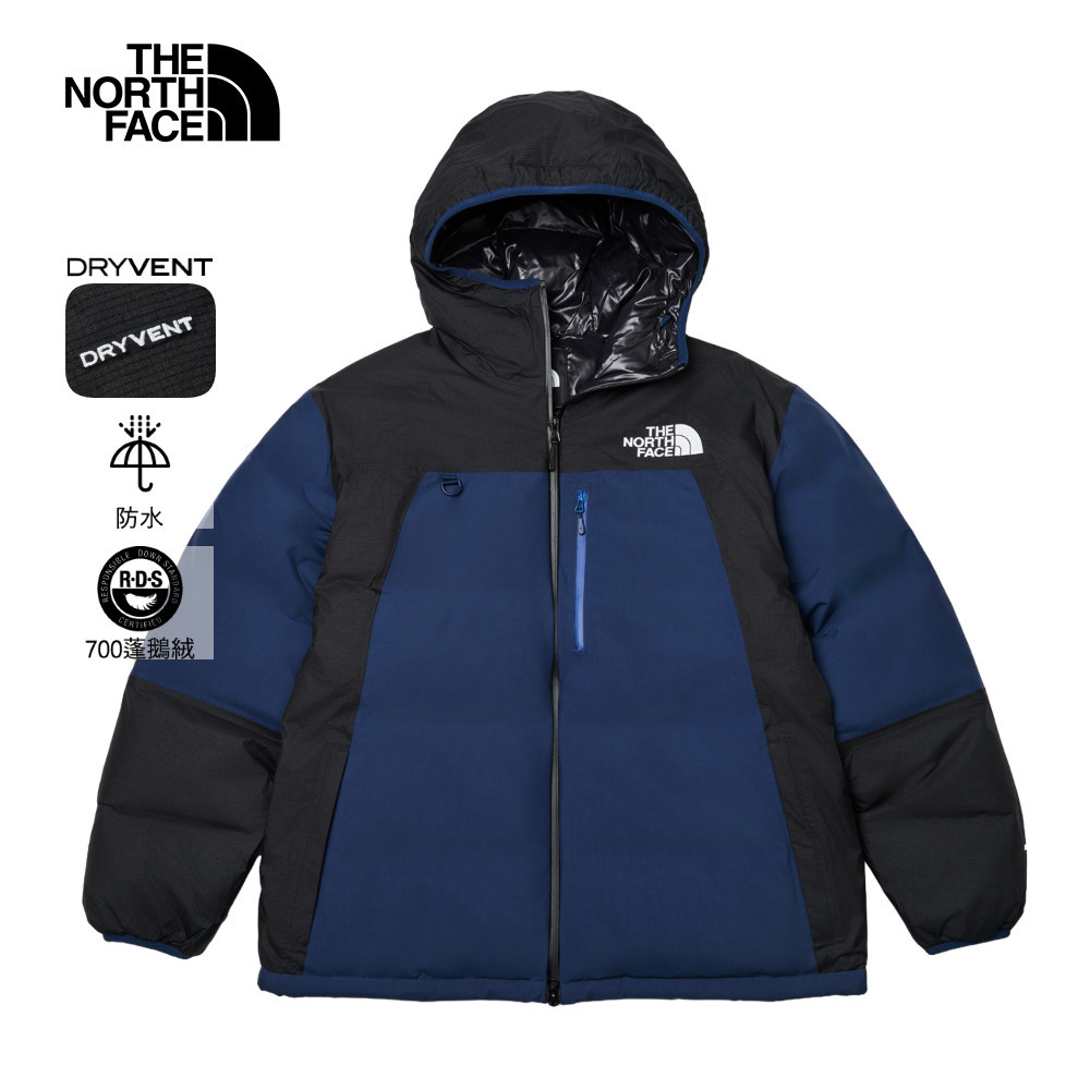 The North Face UE男款藍色DRYVENT防水羽絨外套｜8A8692H｜防水羽絨服－優