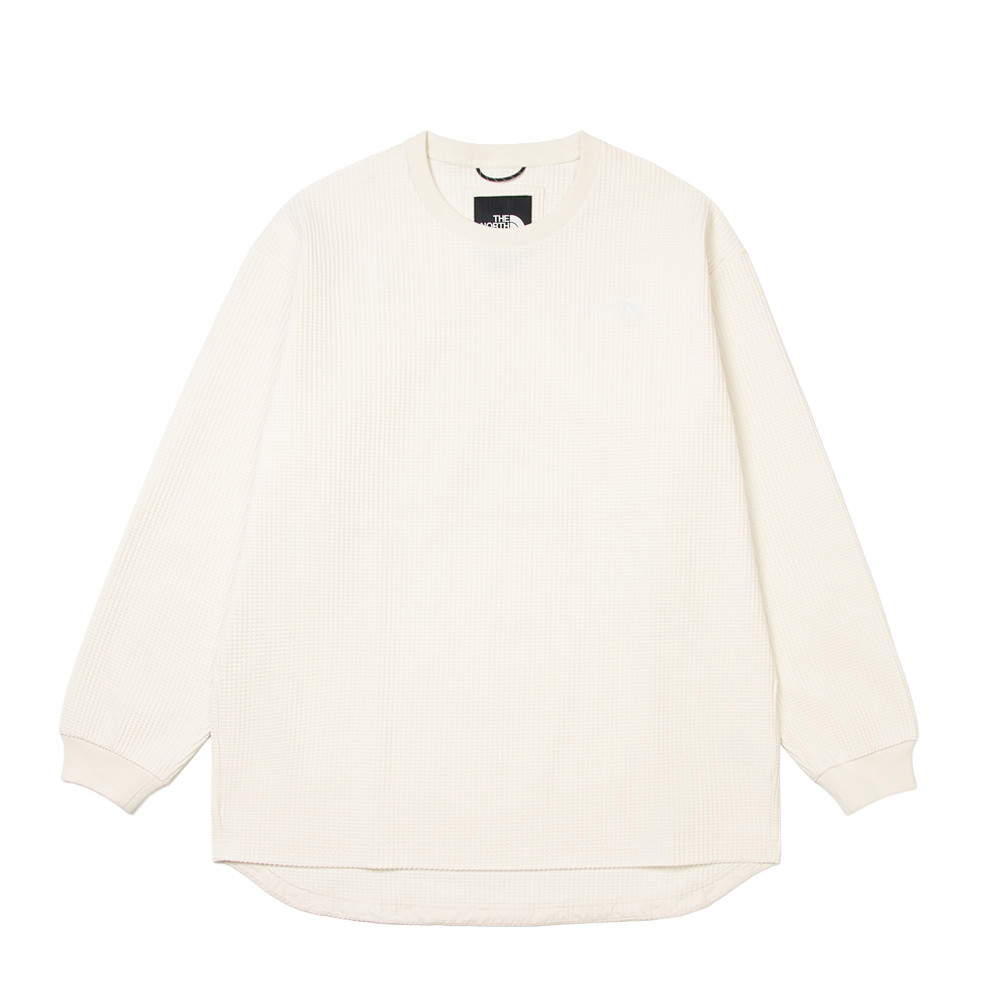 UE男款米白色長袖上衣｜8E1WQLI