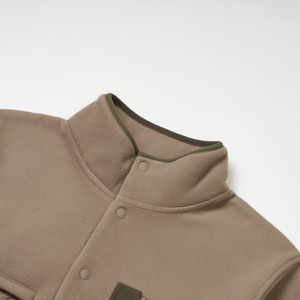 UE男款棕色長袖上衣｜8E1XBOW