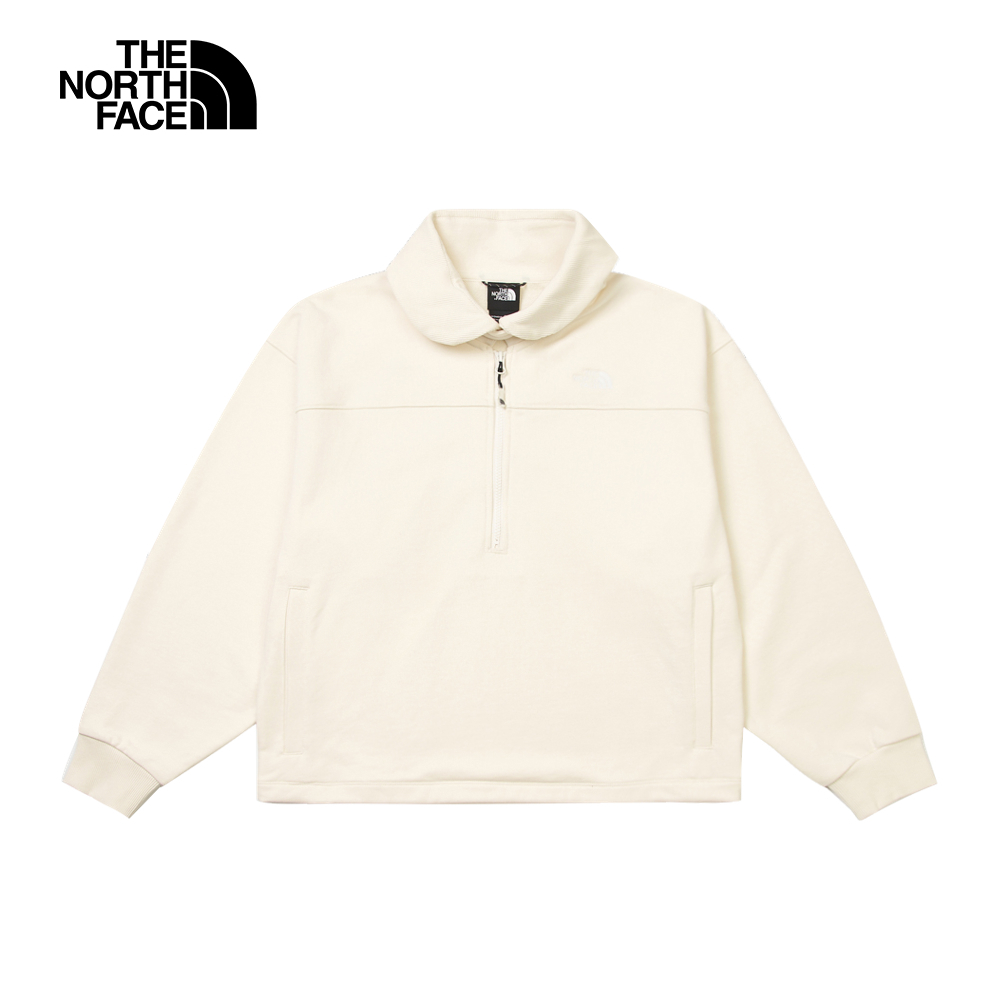 UE女款米白色長袖上衣｜8E2DQLI