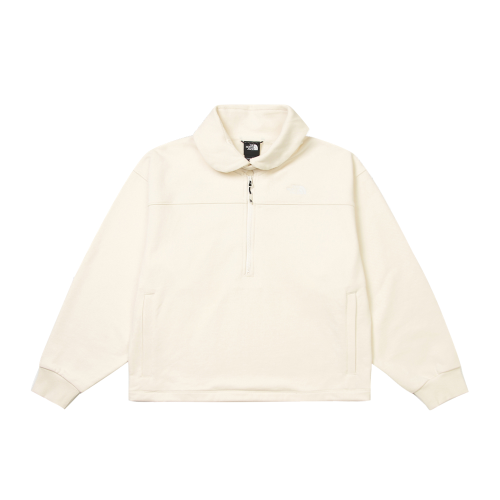 UE女款米白色長袖上衣｜8E2DQLI