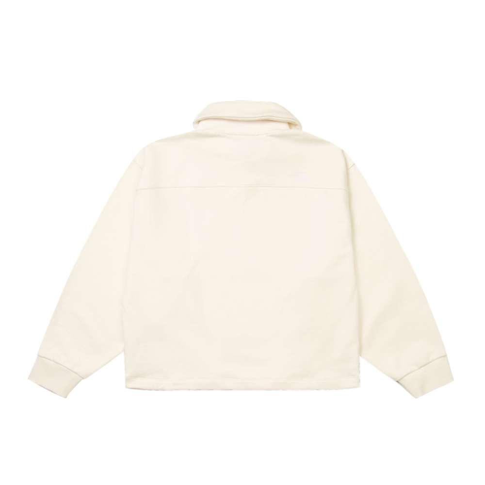 UE女款米白色長袖上衣｜8E2DQLI