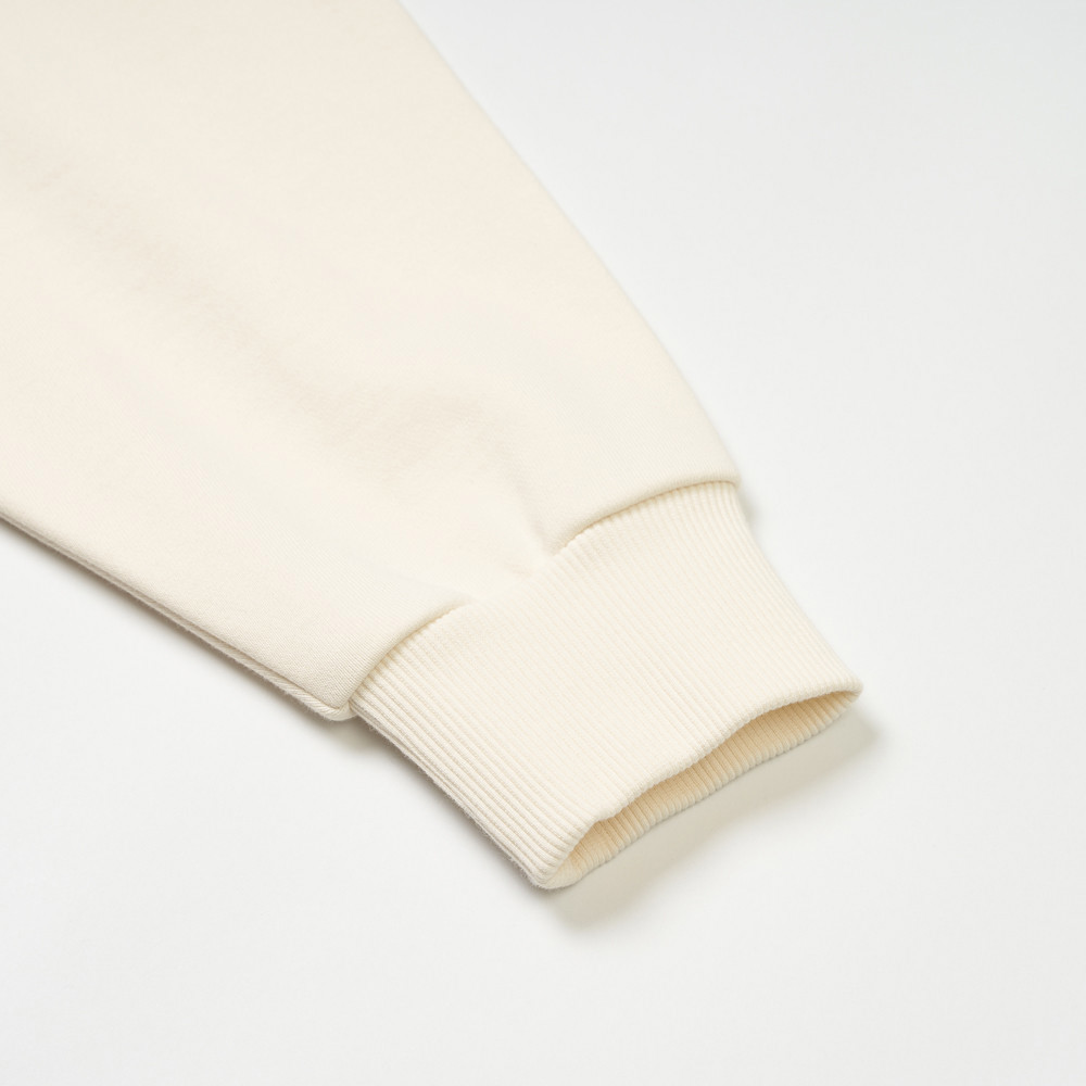 UE女款米白色長袖上衣｜8E2DQLI