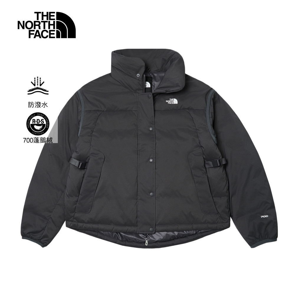 The North Face UE女款灰色DWR防潑水羽絨外套｜8E29RHI－运动品牌专卖