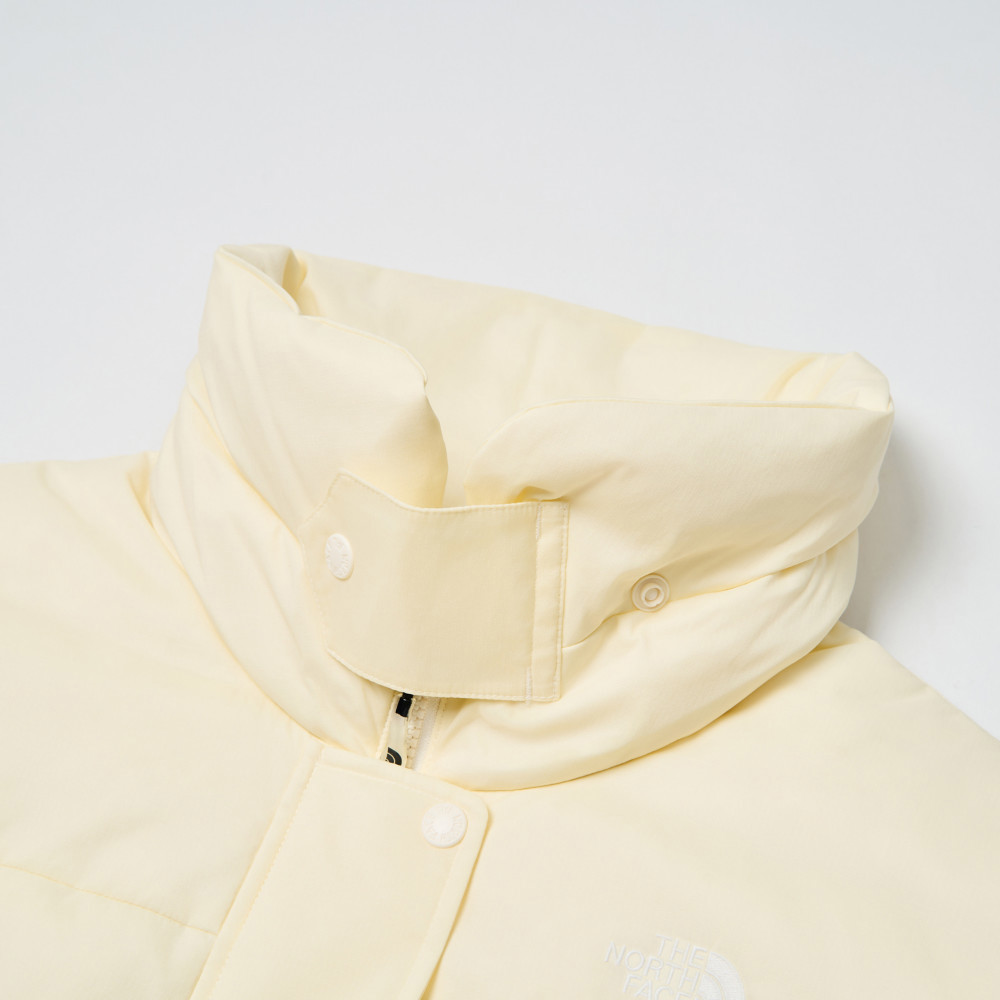 UE女款米白色DWR防潑水羽絨外套｜8E29QLI