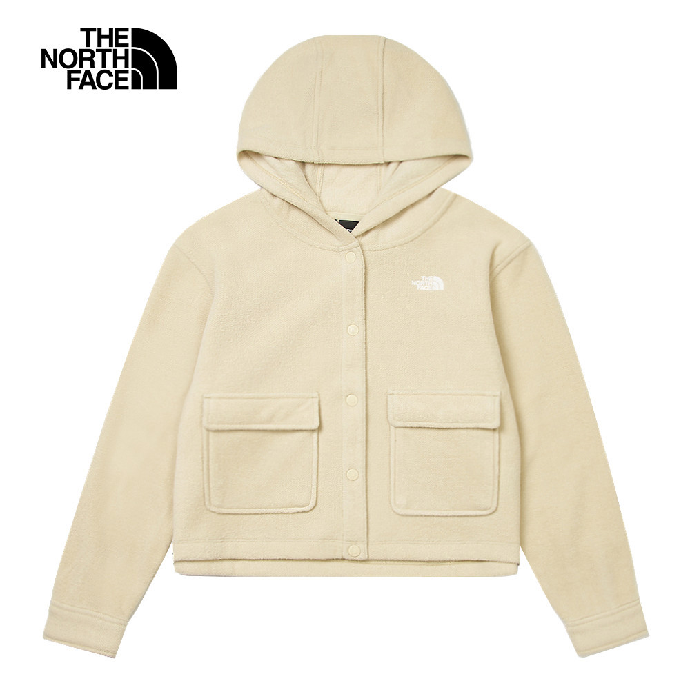 UE女款米色抓絨外套｜8E2C3X4