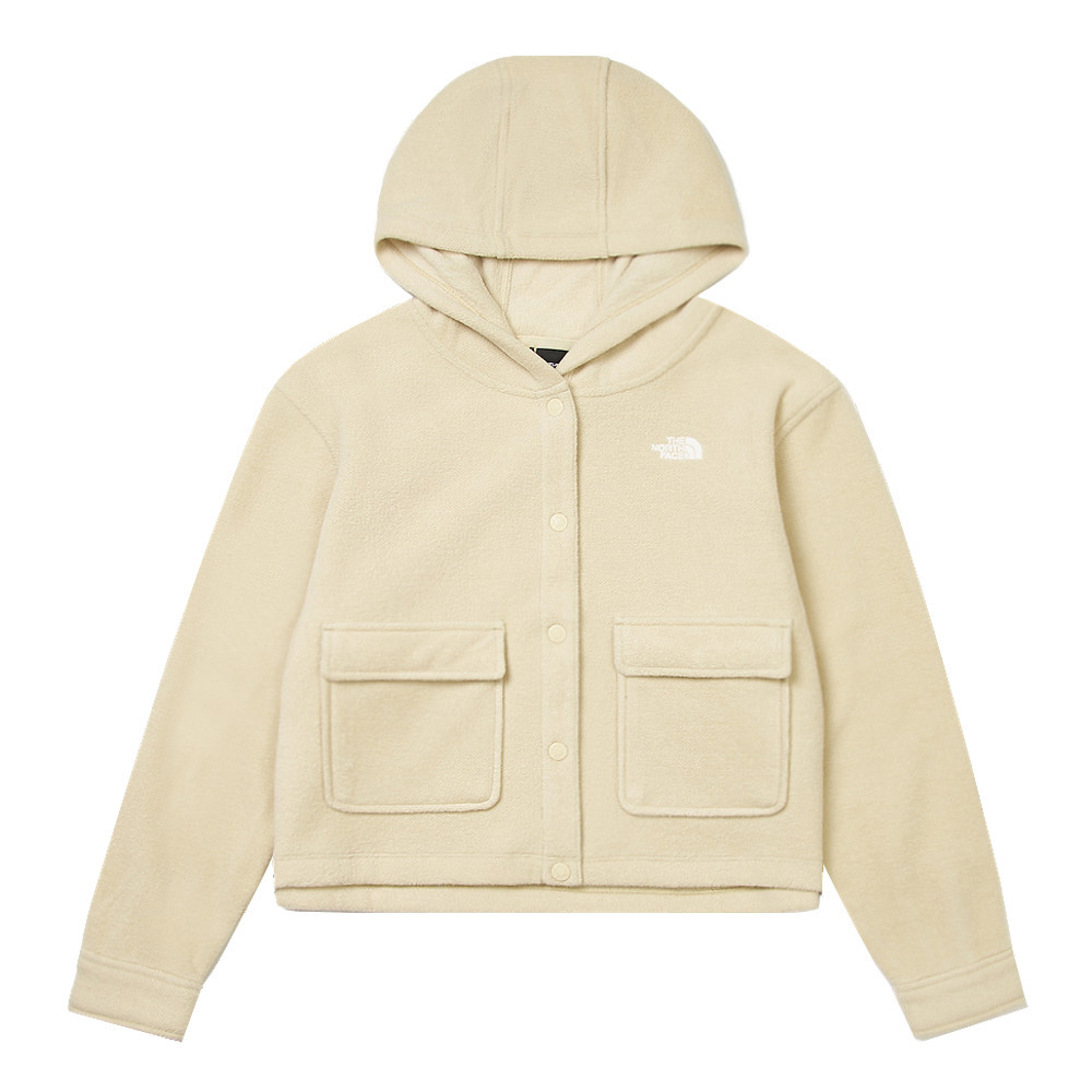 UE女款米色抓絨外套｜8E2C3X4