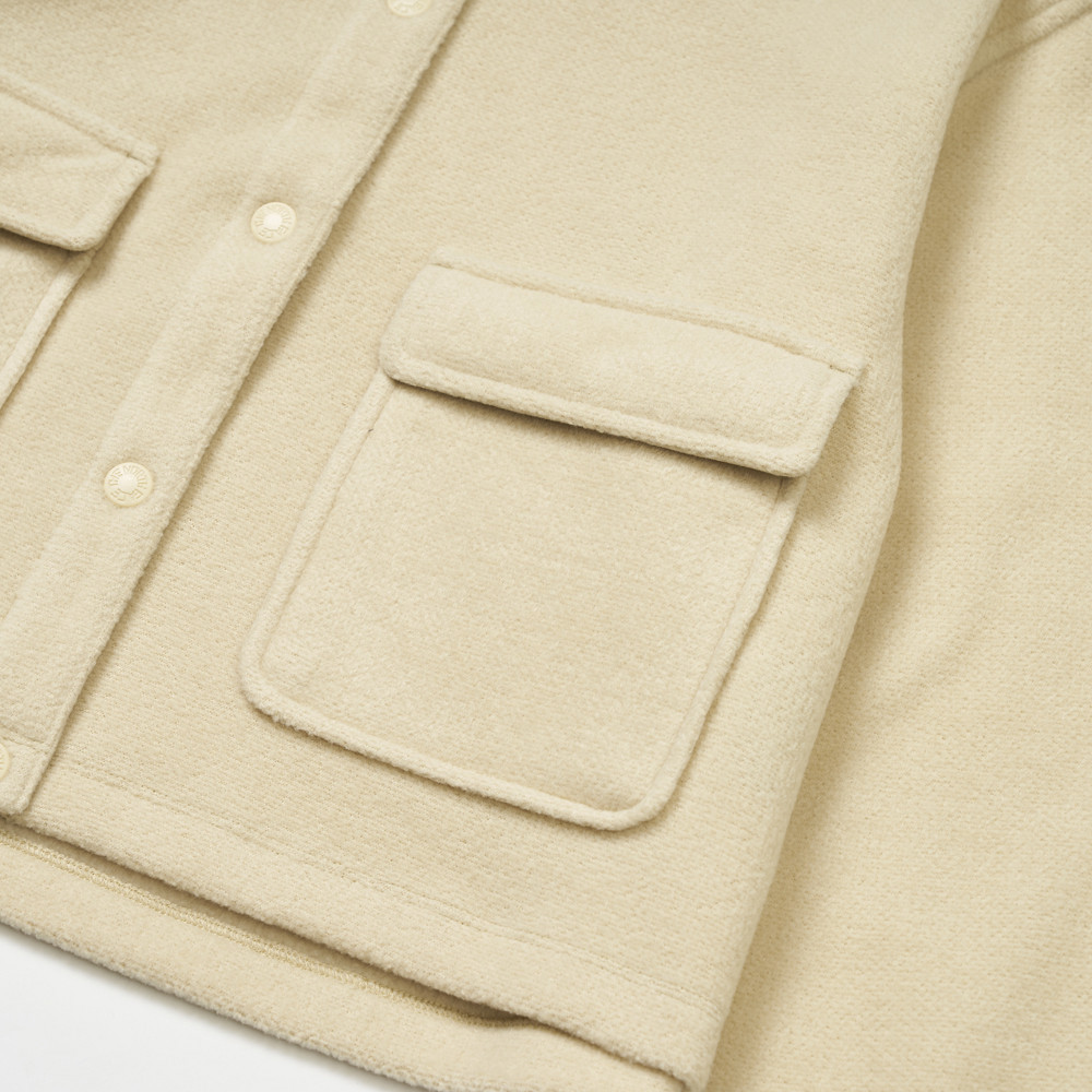 UE女款米色抓絨外套｜8E2C3X4