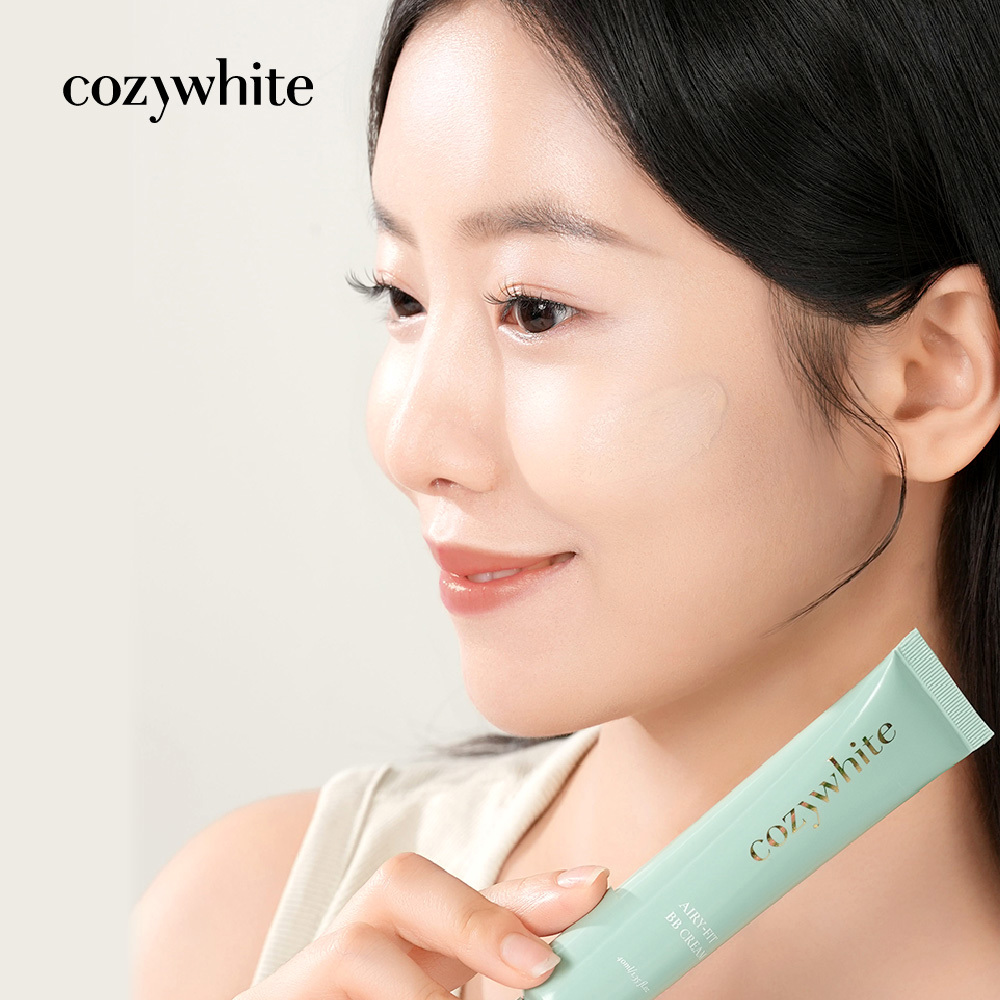 【新品優惠中】cozywhite 一抹成妝修修臉BB霜 40mL：手殘黨也能輕鬆駕馭！全新進化質地，僅需指腹推勻，即可展現極致自然的服貼妝感。結合強效控油與長效持妝科技，從早到晚，始終呈現 0 破綻的母胎美肌。