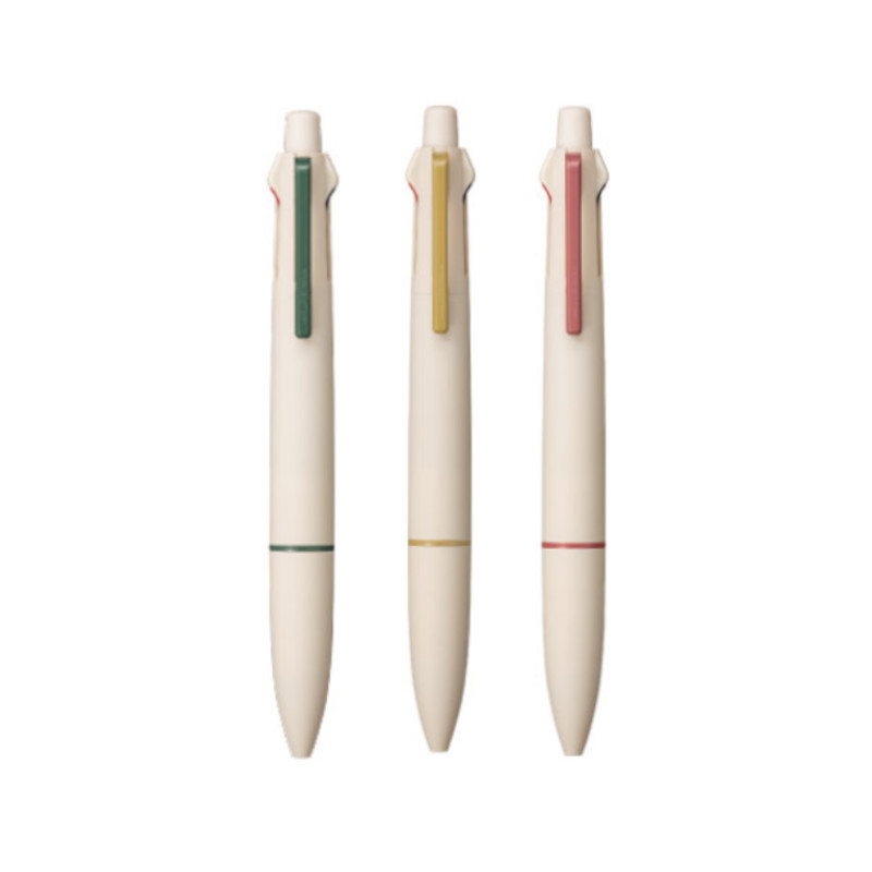 (限量)三菱UNI JETSTREAM Lite 2025秋冬限定色 4+1輕盈感多機能溜溜筆-芥末黃/沙漠綠/柔沙粉