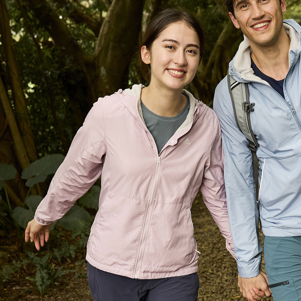 女款石墨烯微暖輕量外套(A1GA2520W粉紫/石墨烯/保暖/抗靜電/防潑水)