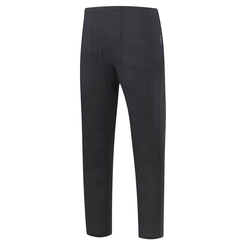 男款石墨烯蓄熱內著長褲(A1UCGZ19M黑/保暖內著/石墨烯內著/登山健行/日常保暖/台灣製)