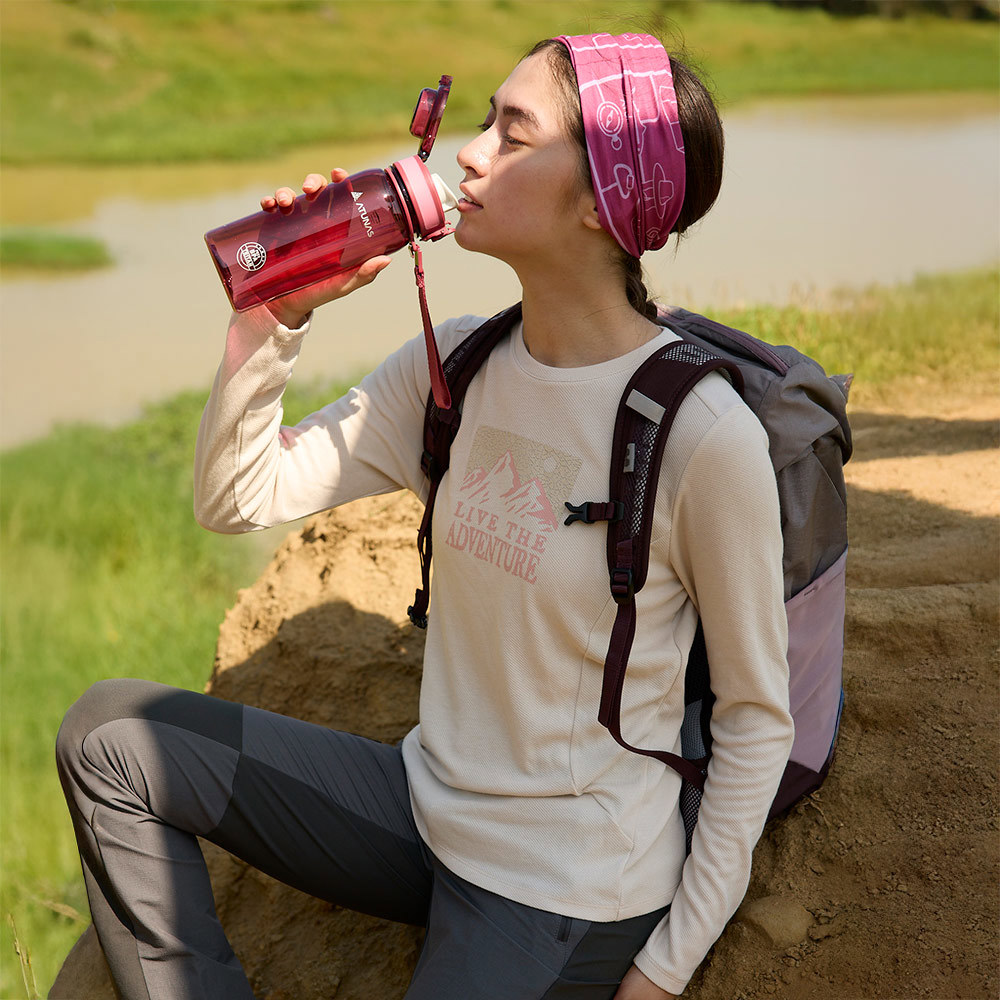 女款長袖羊毛T恤(A1TS2544W奶油白/保暖/抑菌/吸濕/排汗/台灣製)