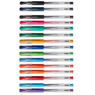 三菱UM-151ND 0.38超細鋼珠筆-黑/藍/紅/深藍/桔/淺綠/粉桔/粉藍/金黃