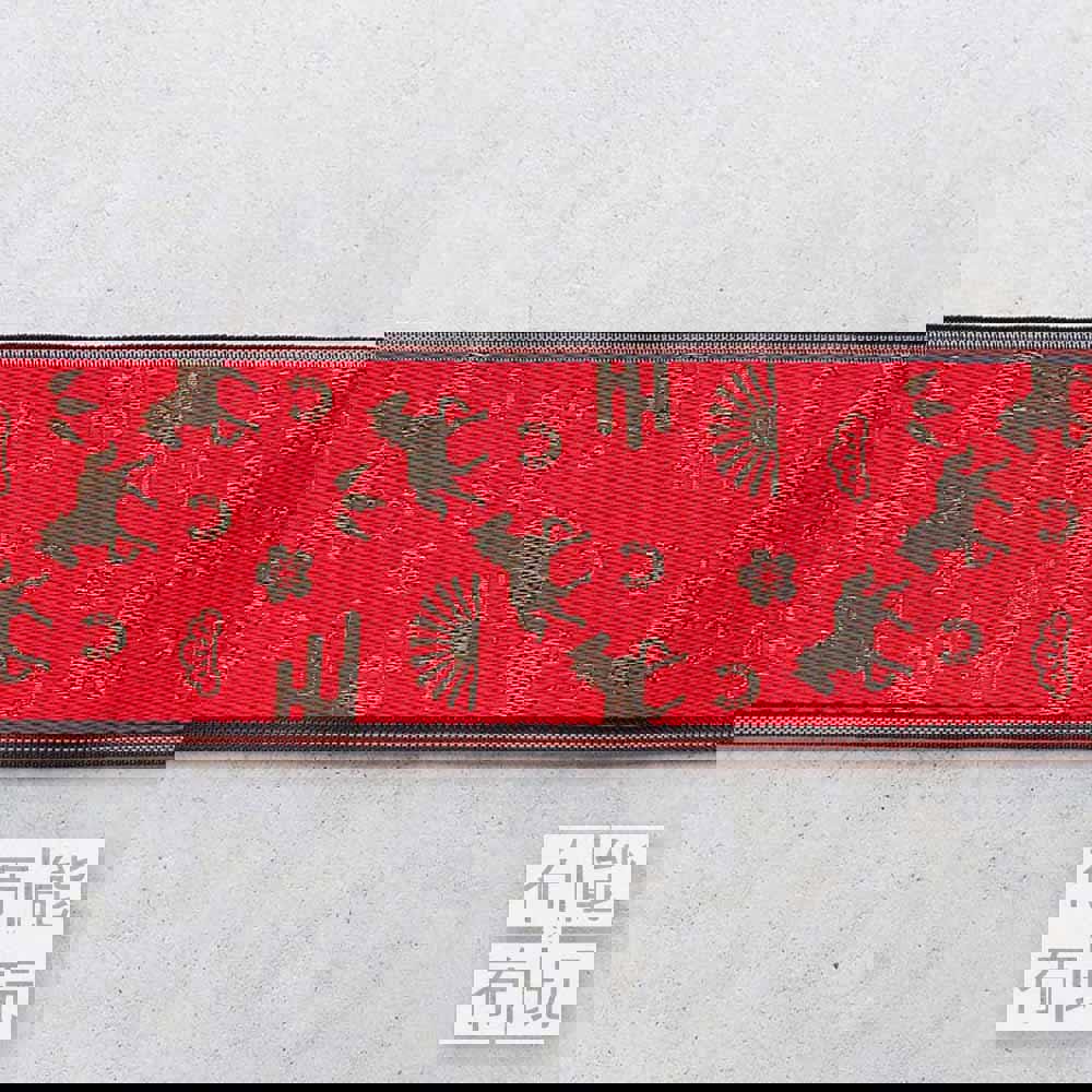 高田織物 榻榻米邊條  招福馬-01