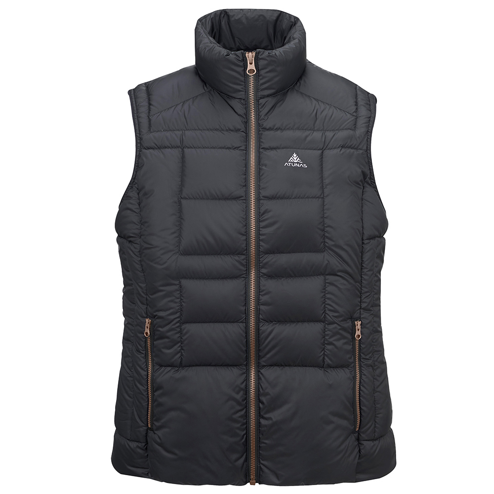 女款HEAT CORE蓄熱羽絨背心(A1VE2506W黑/羽絨保暖/保暖背心/樂遊戶外/保暖舒適/禦寒商品)