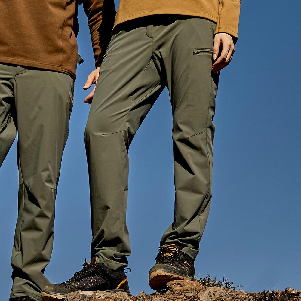 女款CORDURA透氣彈性長褲(A1PAGZ05W深綠/登山機能褲/彈性長褲/抗UV/彈性/防潑水/專業登山)