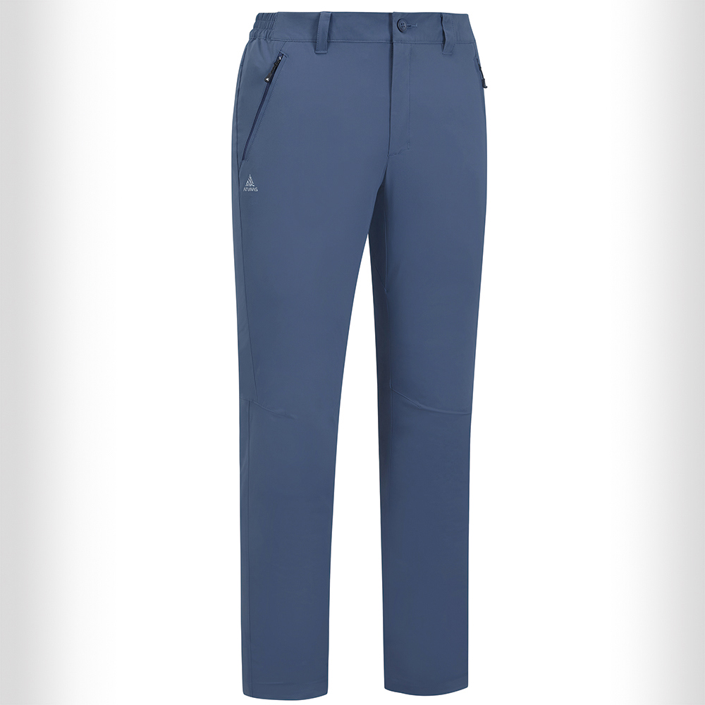 男款CORDURA透氣彈性長褲(A1PAGZ04M冷冽藍/登山機能褲/彈性長褲/抗UV/彈性/防潑水/專業登山)