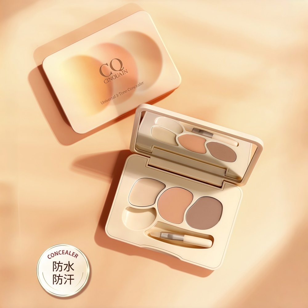 【新品上市】CINQUAIN思珂 萬用三色遮瑕盤