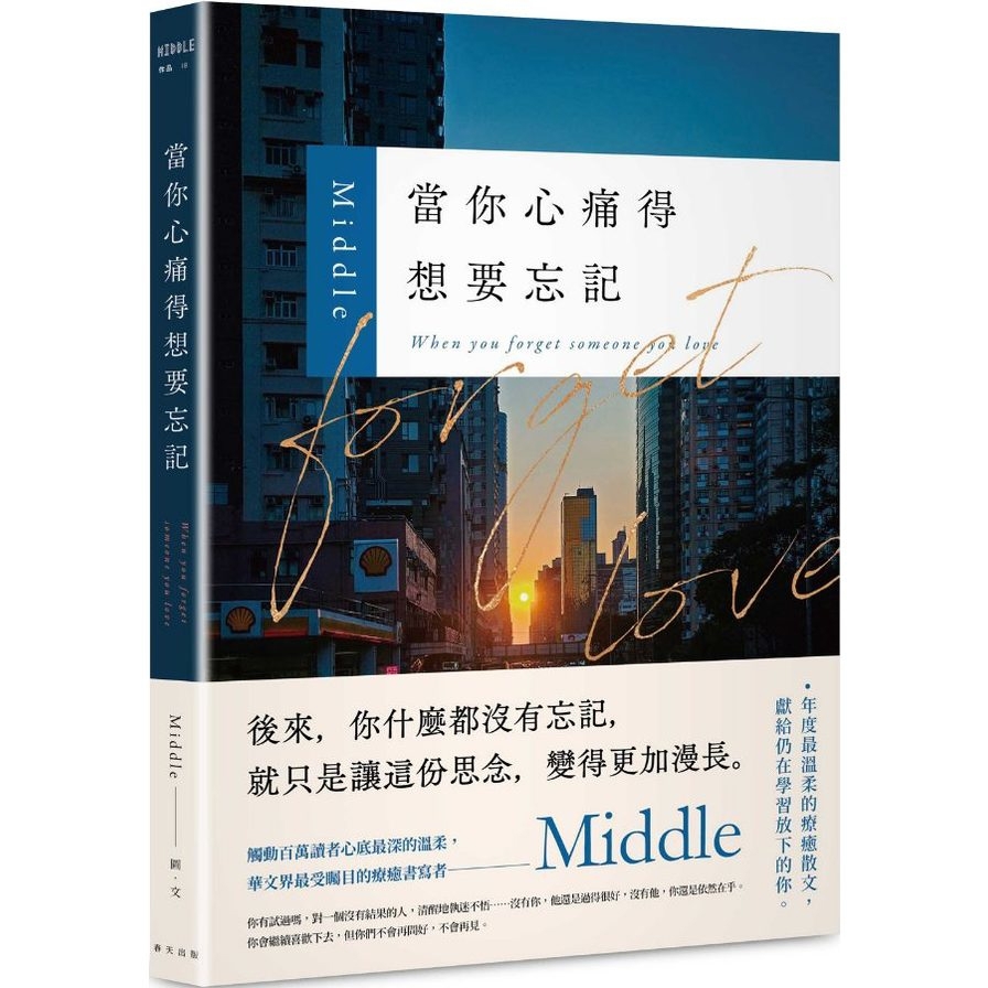 當你心痛得想要忘記【華文界最受矚目的療癒書寫者－Middle年度最溫柔的療癒散文，獻給仍在學習放下的你】