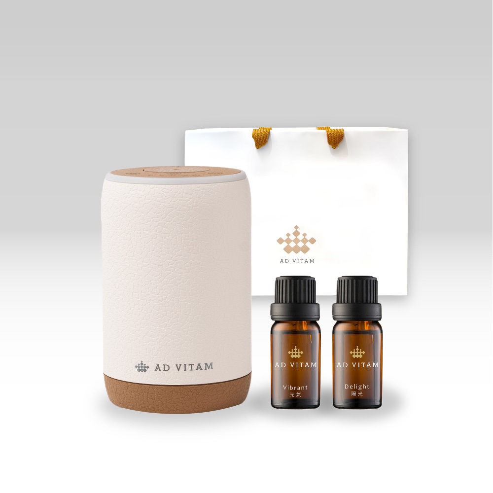 【暖冬祝福禮】開運雙星｜能量精油2入+純霧無線擴香儀