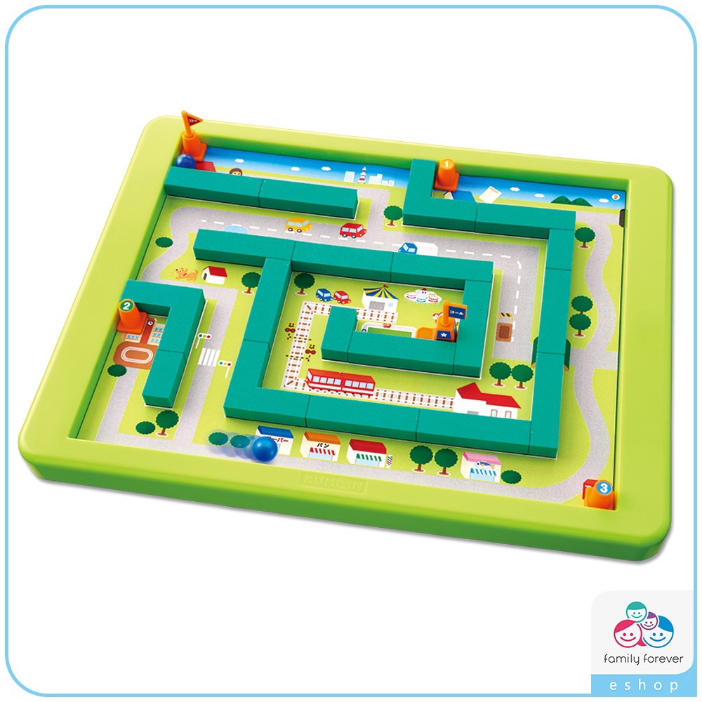 【聖誕限定組】 KUMON TOY 邏輯迷宮-滾球冒險 x 勞作書