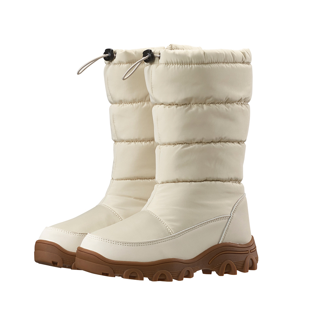 雪地漫步防水高筒靴(A1GCGZ06W卡其/防水靴/刷毛/保暖靴/雪靴)
