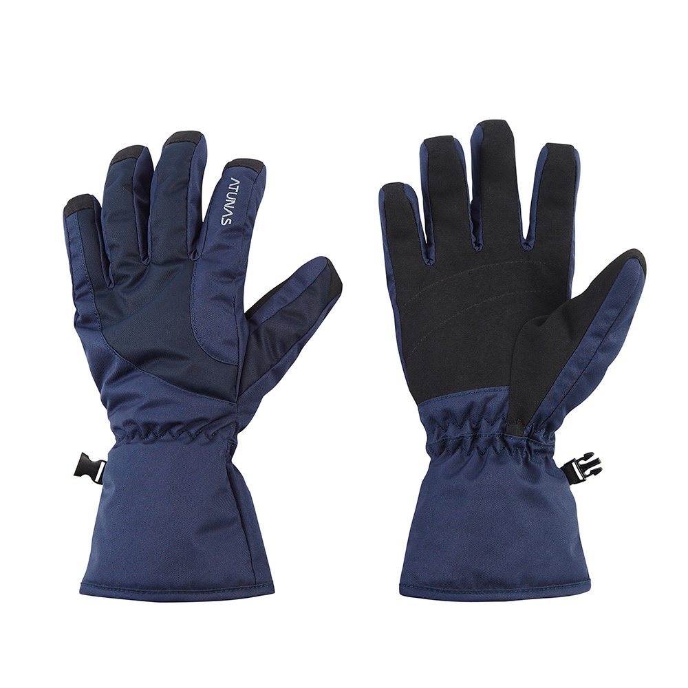 防水保暖手套/機車手套(A1AG2505N深藍/防風/通勤手套/防水/保暖)