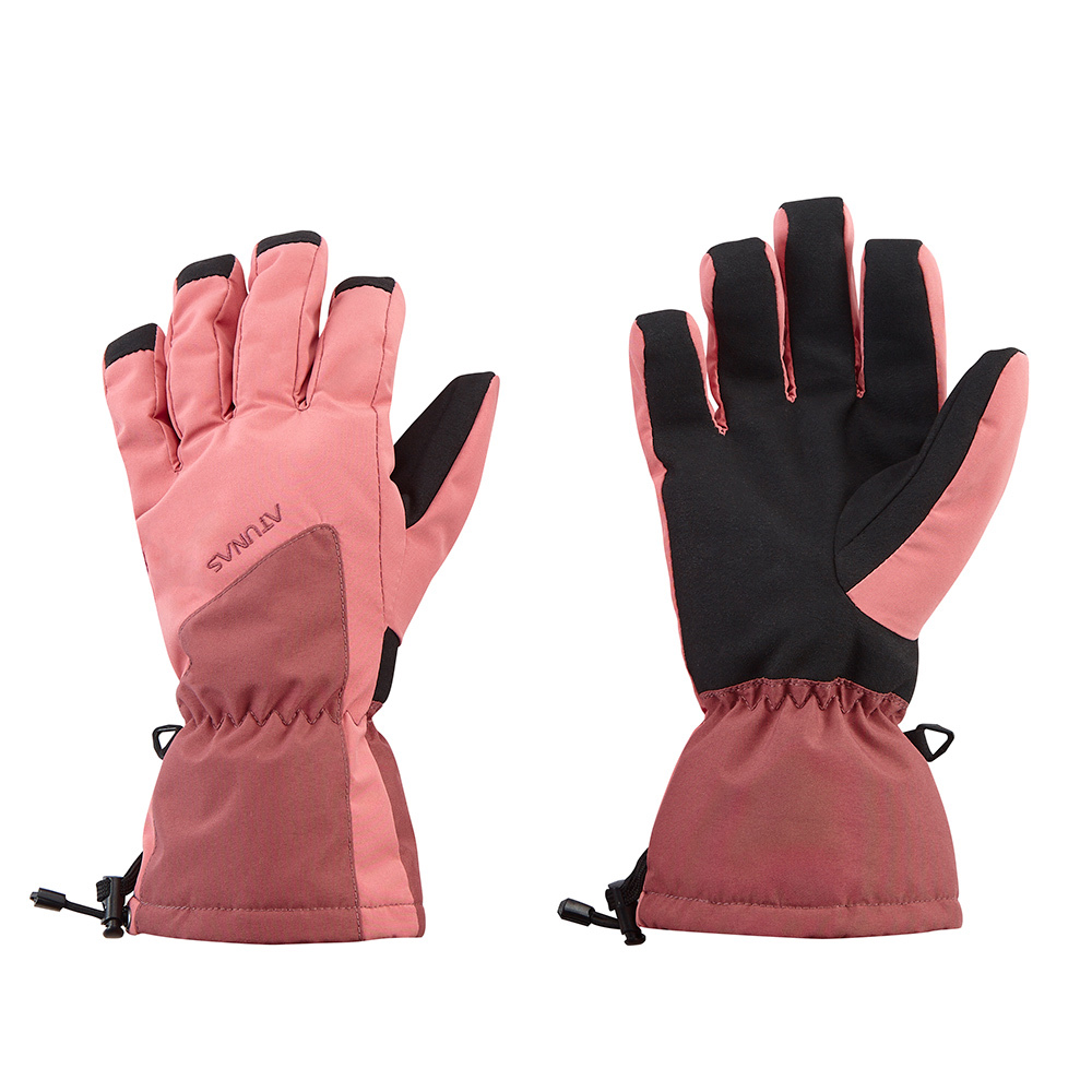 防水保暖手套/機車手套(A1AG2506W霧粉/防風/通勤手套/防水/保暖)