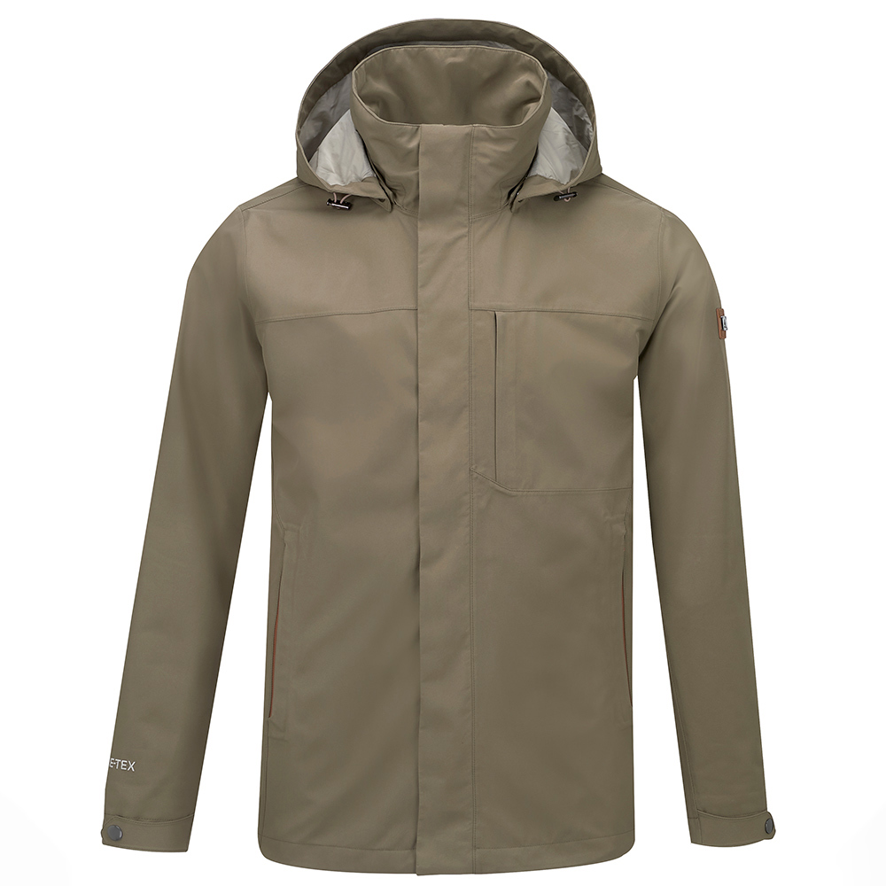 男款GORE-TEX 2L+保暖羽絨2IN1外套(A1GT2511M深卡其/防水/防風/透氣/風衣外套/禦寒/都會休閒)