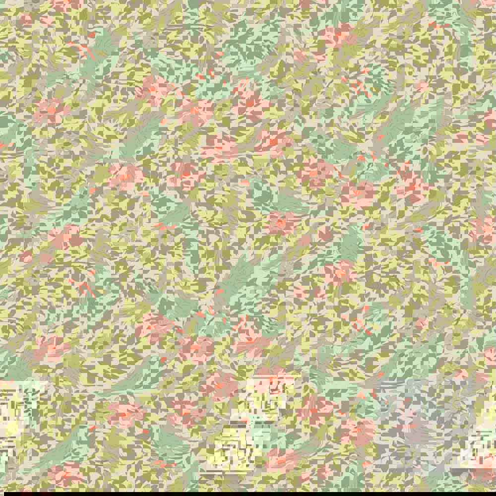 【2026年春夏新品預購】Tilda Songbird 鳴鳥棉布: 綠色艾娃 100650