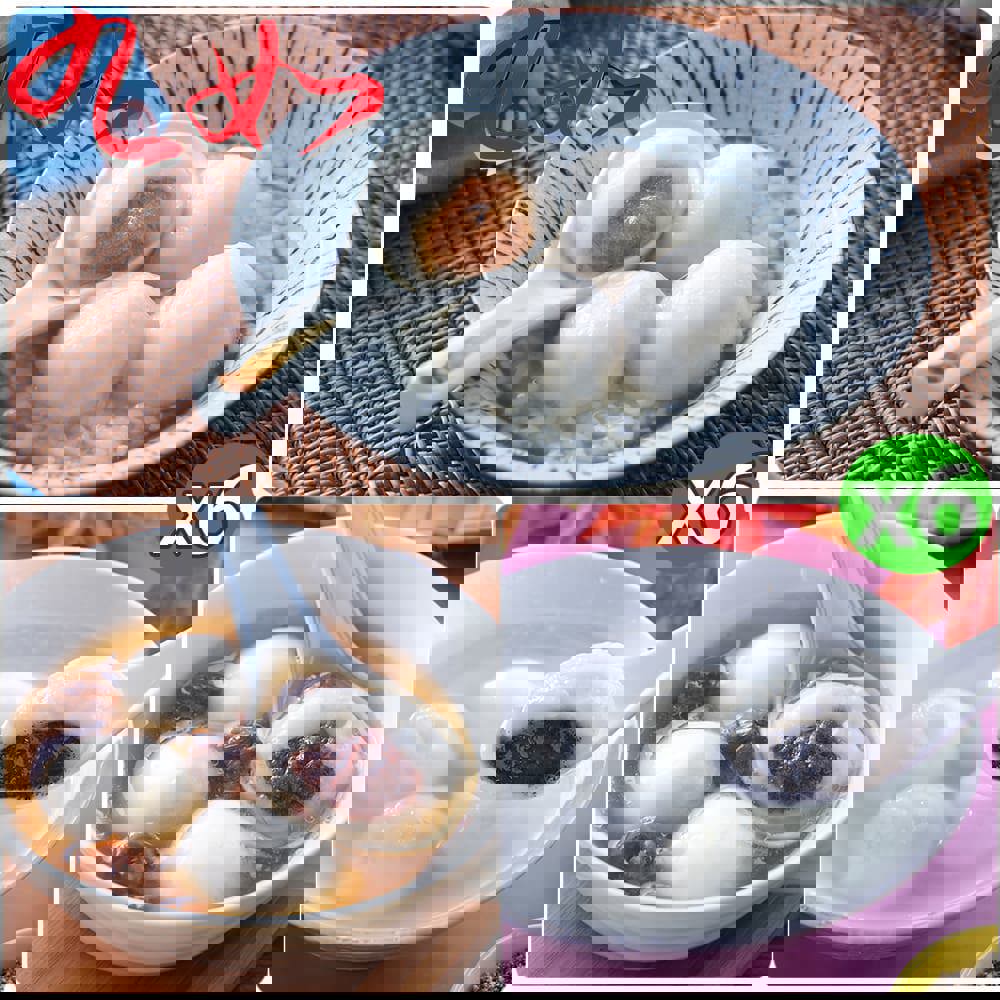【九如商號】九如甜湯圓任選6盒(花生/芝麻/棗泥)(冬至/年菜)-廠商直送