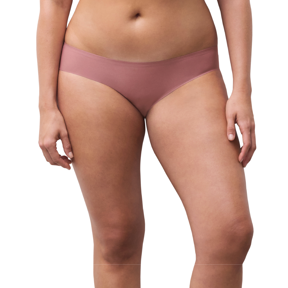 【Chantelle Lab】透氣涼感無痕低腰三角內褲>乾燥玫瑰(26430_0R4)【Soft Stretch】