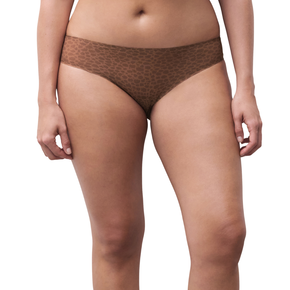 【Chantelle Lab】透氣涼感無痕低腰三角內褲>獵豹印花(11D30_C60)【Soft Stretch】