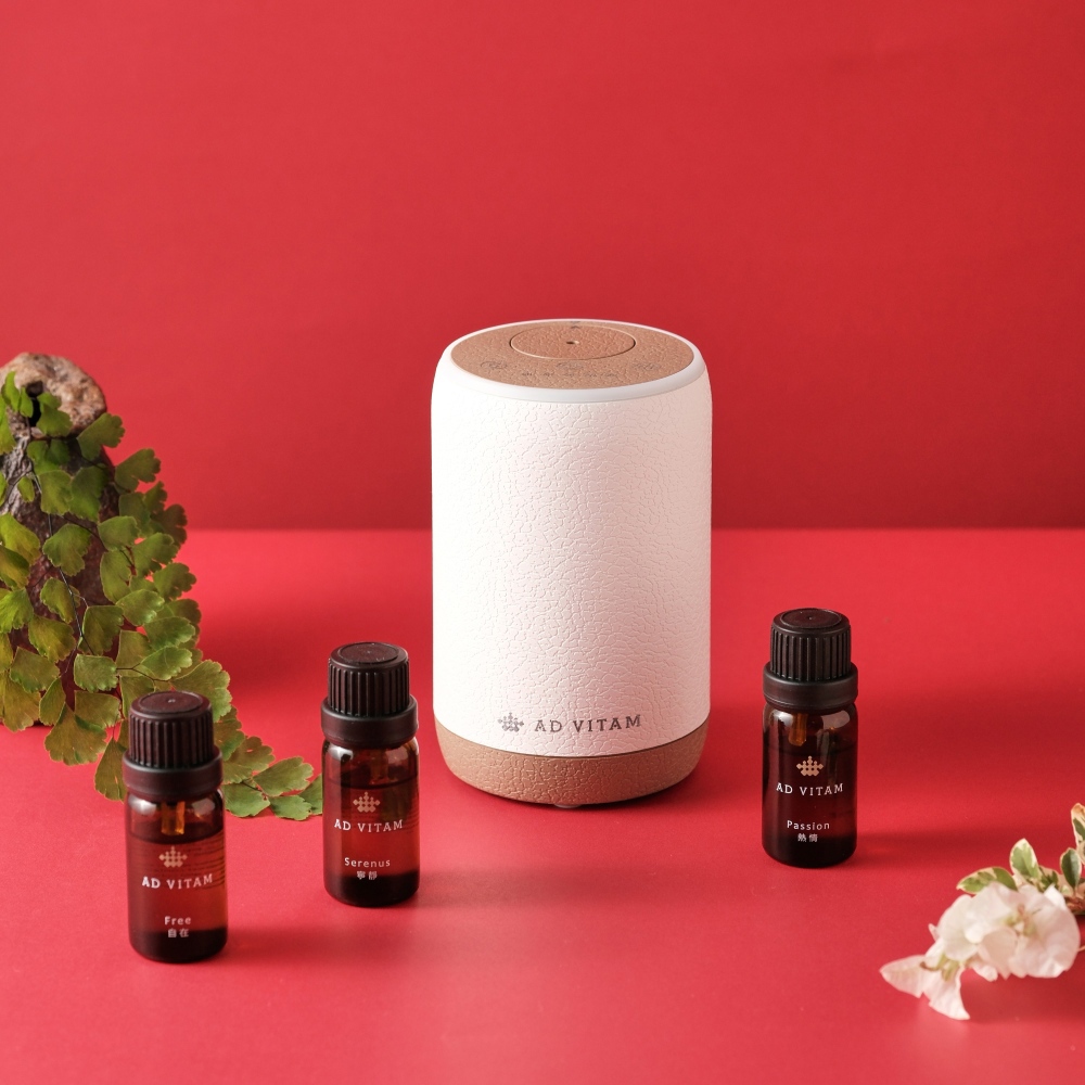 【心之光芒】能量精油3入+純霧無線擴香儀｜新年開運學